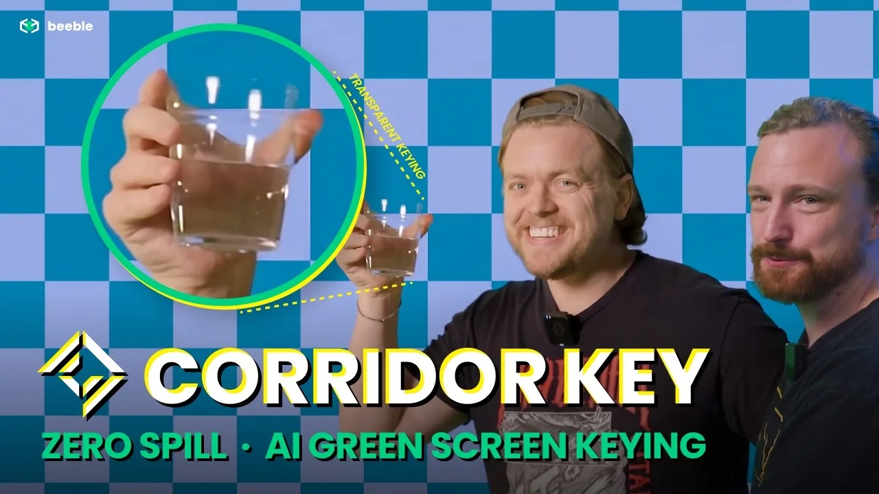 CorridorKey arrives in Beeble Background Remover
