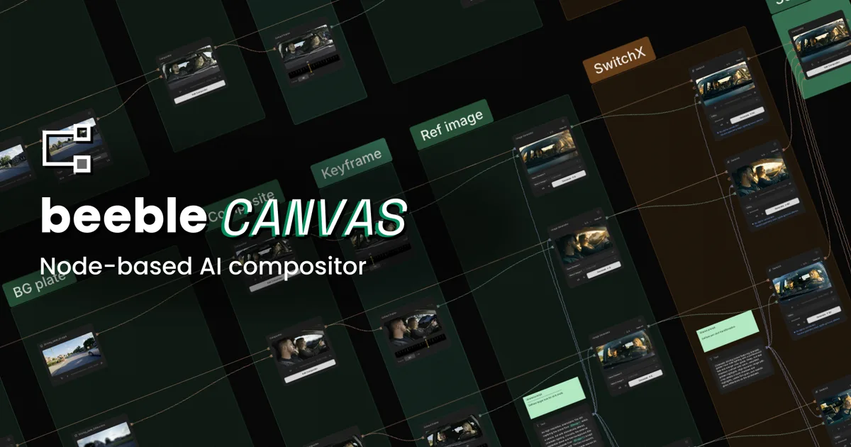 Launching Canvas: AI compositing for production