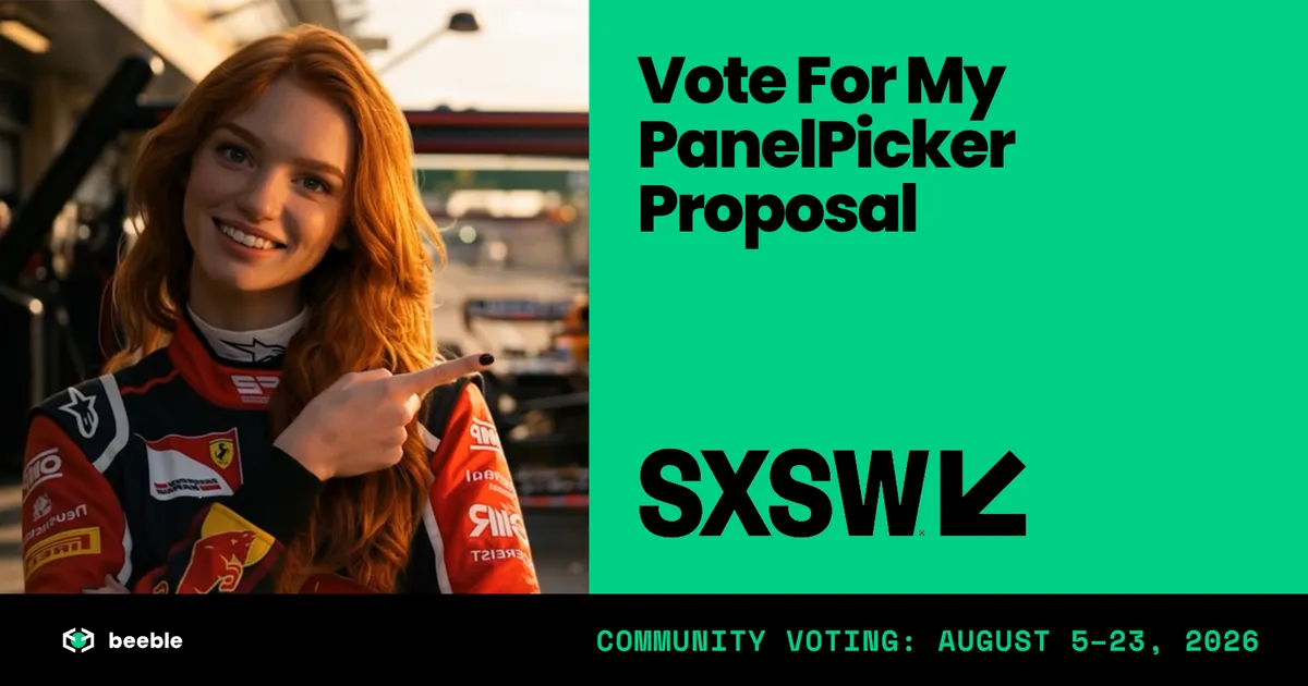 Let's bring Beeble to SXSW 2027